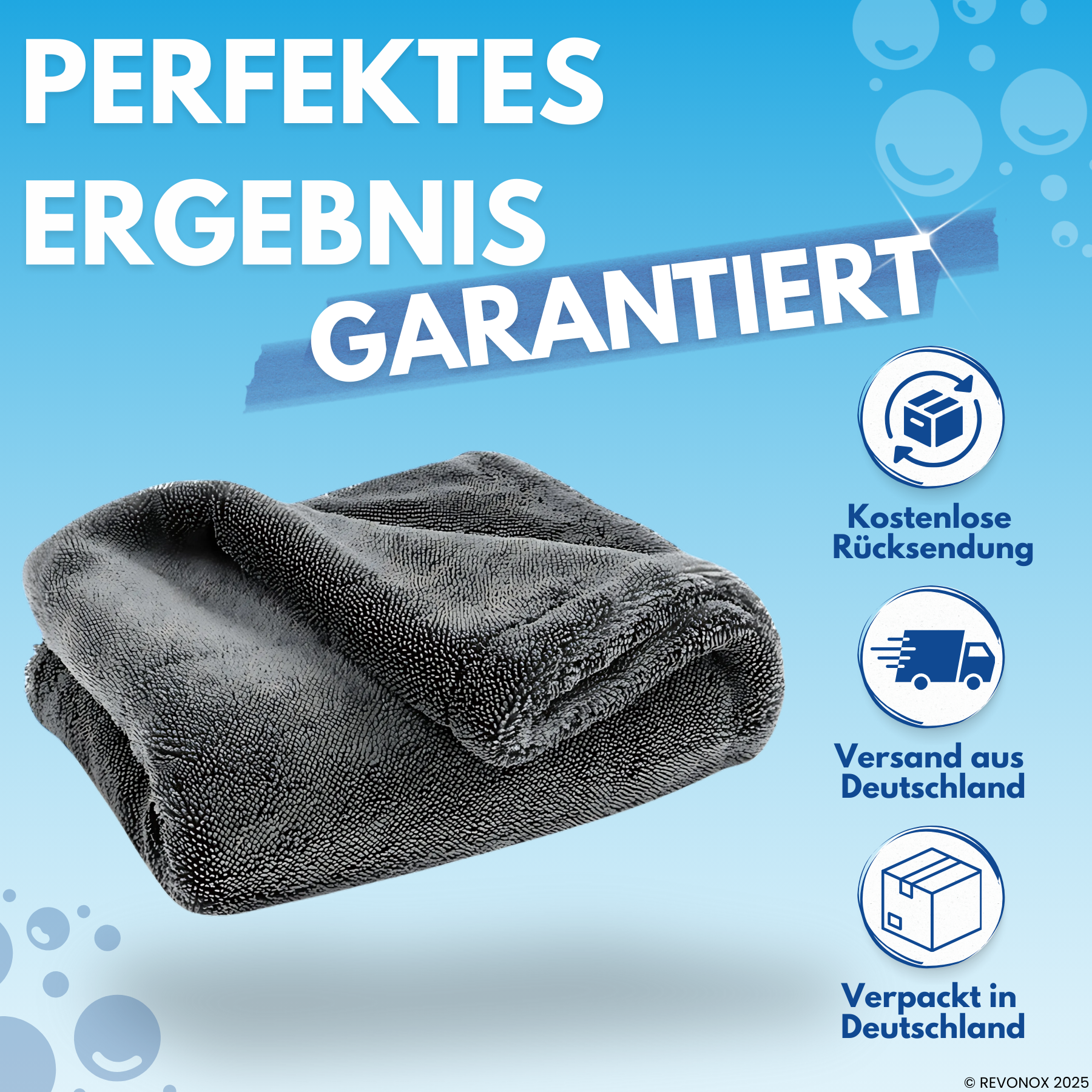 REVONOX ProDry 1400GSM Trockentuch XXL 50x80cm