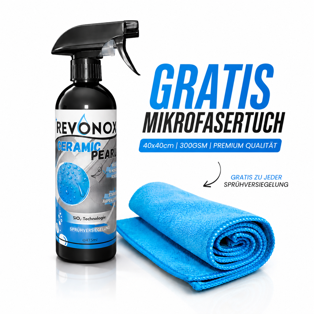 REVONOX CeramicPearl Sprühversiegelung mit SiO₂-Formel